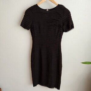 Burberry black Silk Sheath Dress Size 2